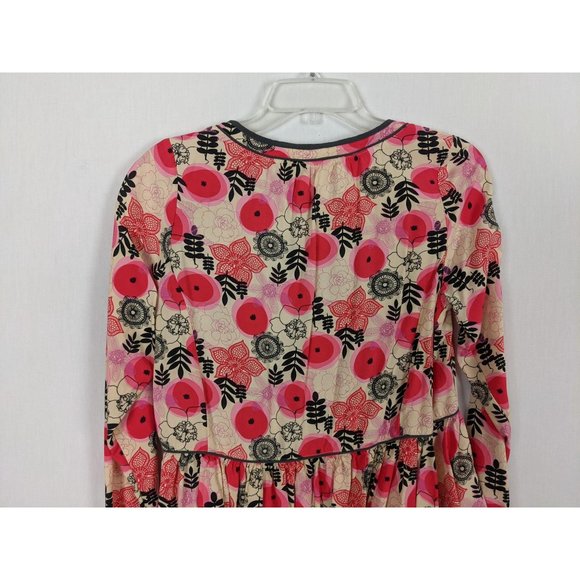 Matilda Jane floral geometry print boho‎ blouse S - Picture 4 of 9